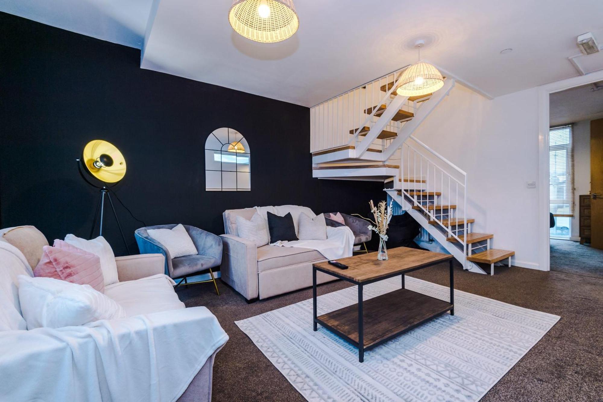 曼彻斯特Rest&Recharge At A Spacious Townhouse By The Etihad别墅 外观 照片